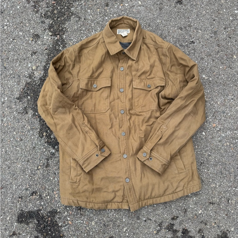 Duluth Trading Co Men's Brown Shirt Jacket